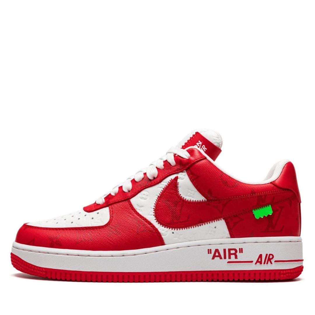AIR FORCE 1 x LV x OFF WHITE "Red" - Imagen 1