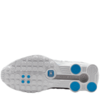 Nike Shox R4 White Blue Hero Silver - Imagen 2