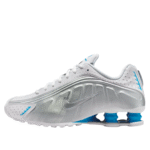 Nike Shox R4 White Blue Hero Silver