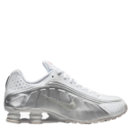 Nike Shox R4 White Metallic Silver - Imagen 2