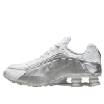Nike Shox R4 White Metallic Silver