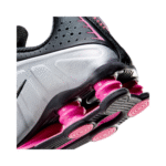 Nike Shox R4 Black Metallic Silver Pinksicle - Imagen 3