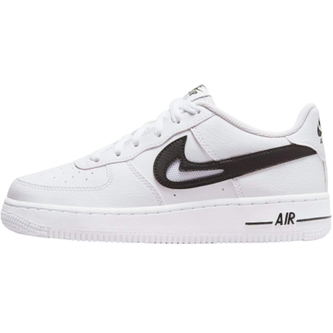 444CA-.jpg AIR FORCE 1 Double Swoosh Black & White - Imagen 1