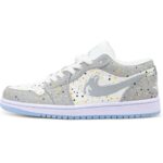 AIR JORDAN 1 Low "Inkjet Summite White Grey"